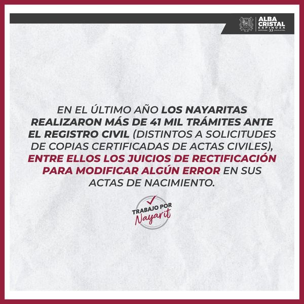 Modificación y nulidad de las actas del estado civil