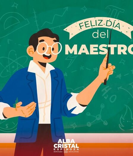 Feliz Día del Maestro.