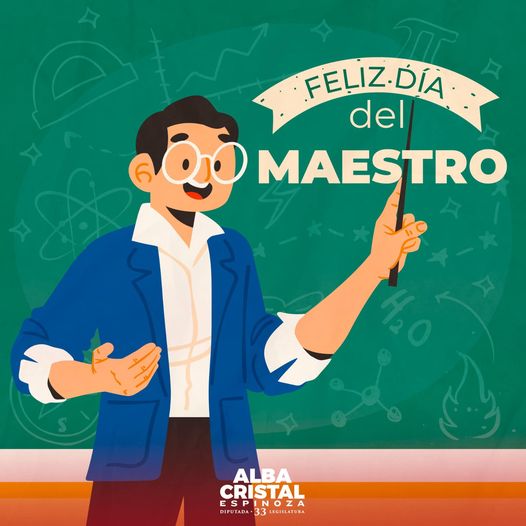 Feliz Día del Maestro.