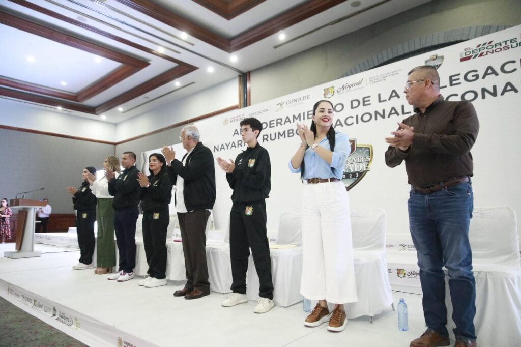 Nayarit es tierra de CAMPEONES y con nuestra delegación nayarita, vamos BIEN REPRESENTADOS a los CONADE 2023. 