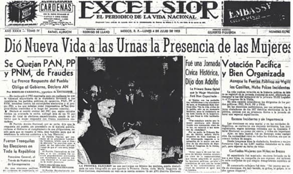 Hoy conmemoramos 68 años del voto de la mujer en México.